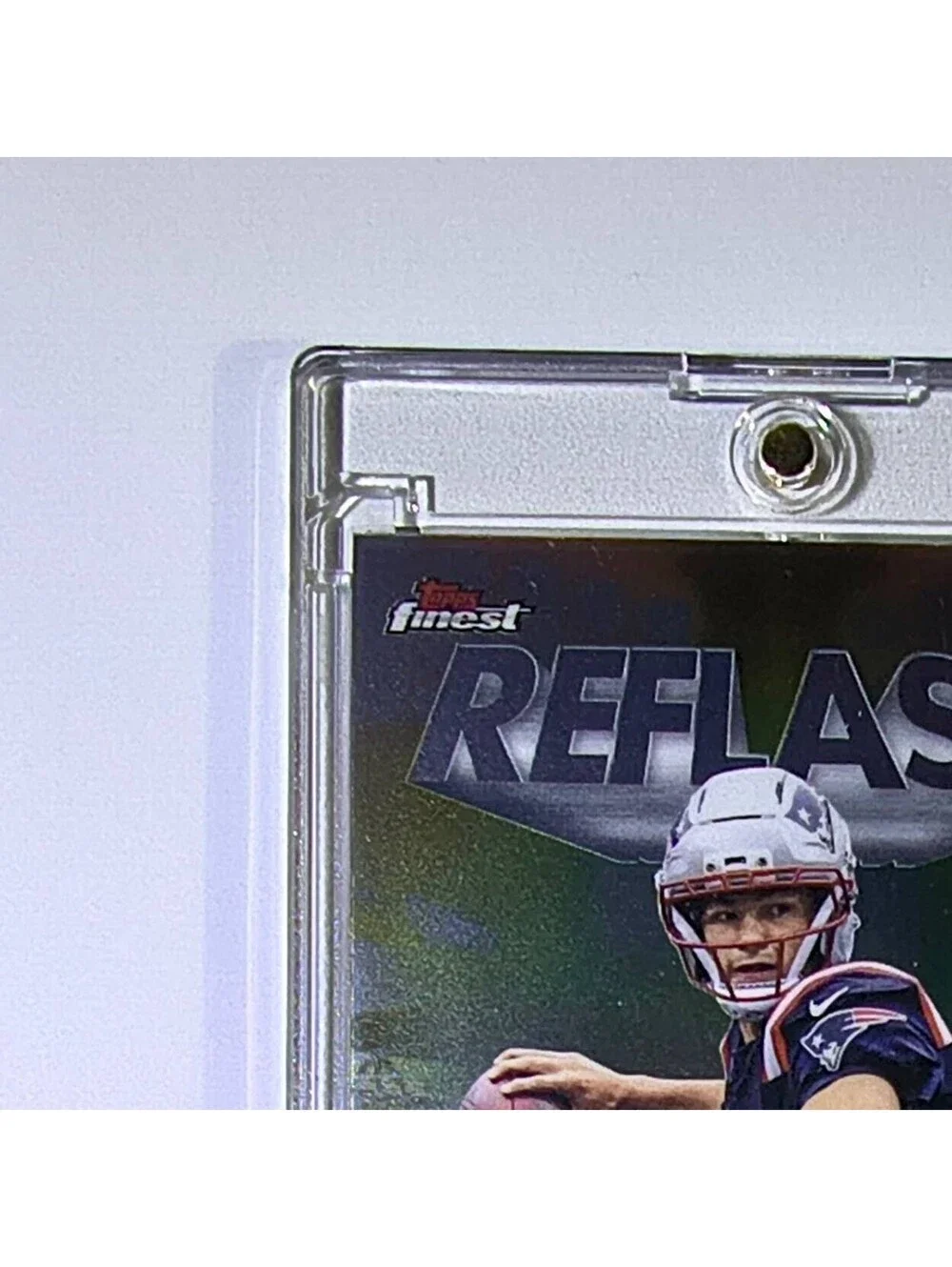 Drake Maye 2025 Topps Finest NFL #RF-5 Reflash Card New England Patriots